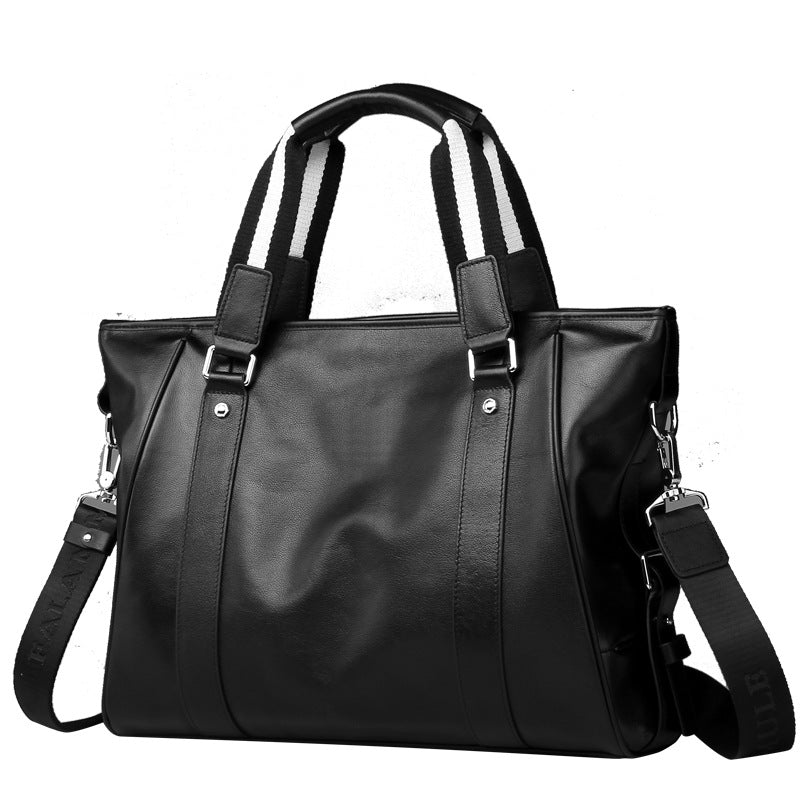 Men's handbag Genuine cowhide computer bag Large capacity briefcase for business trips