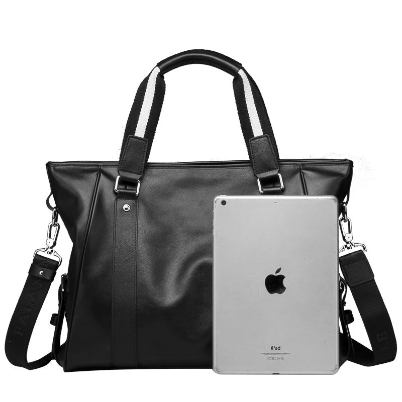 Men's handbag Genuine cowhide computer bag Large capacity briefcase for business trips