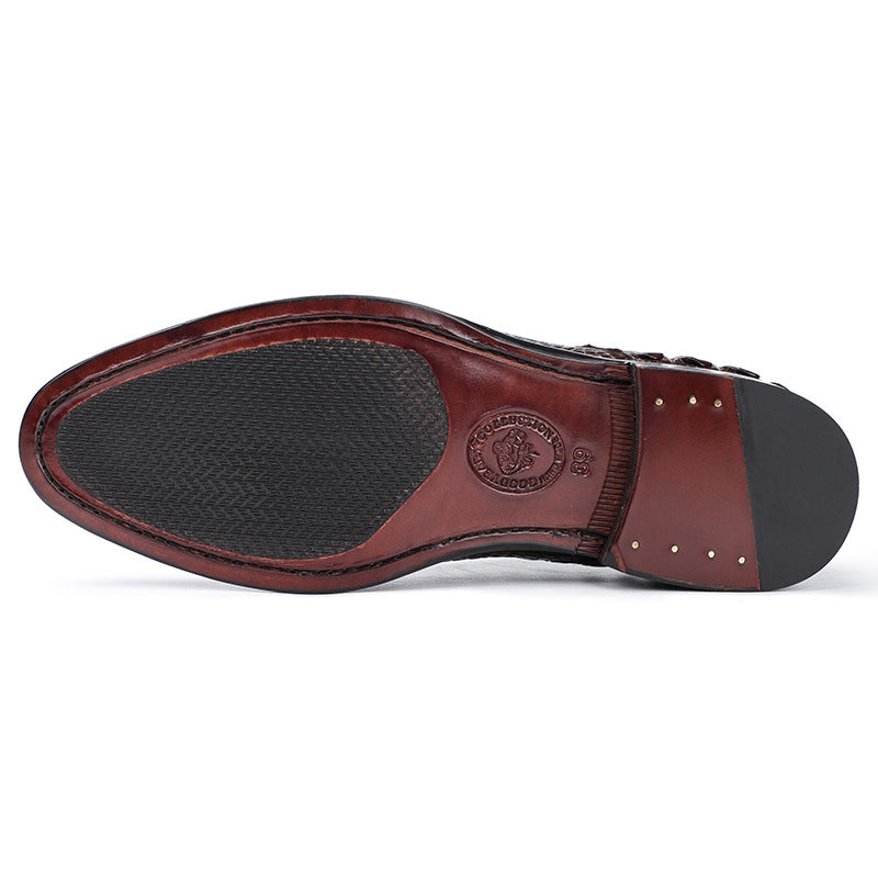 Crocodile leather genuine leather men's leather shoes business formal men's shoes