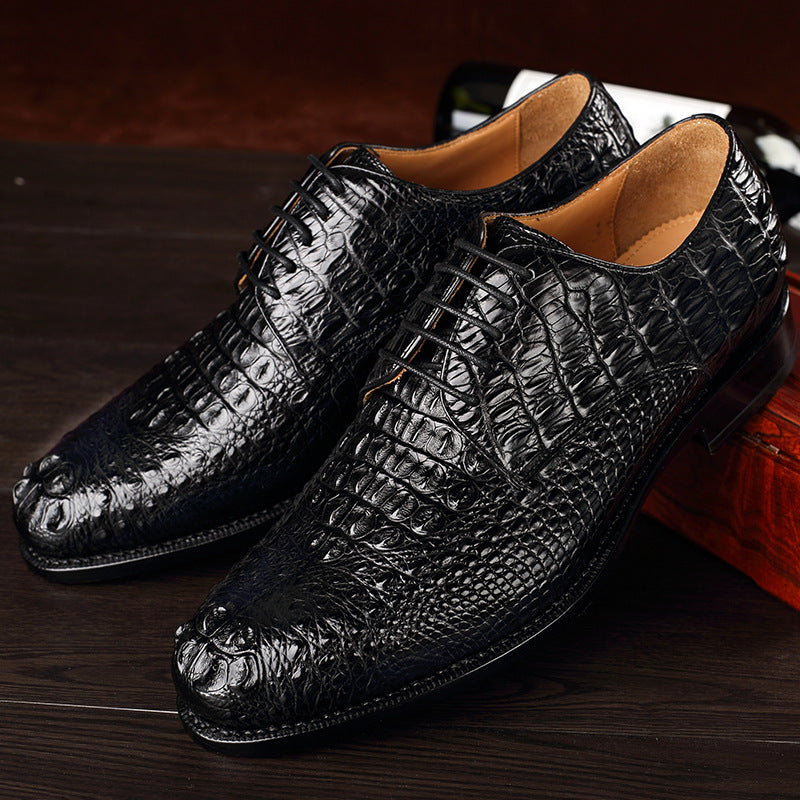 Crocodile leather genuine leather men's leather shoes business formal men's shoes