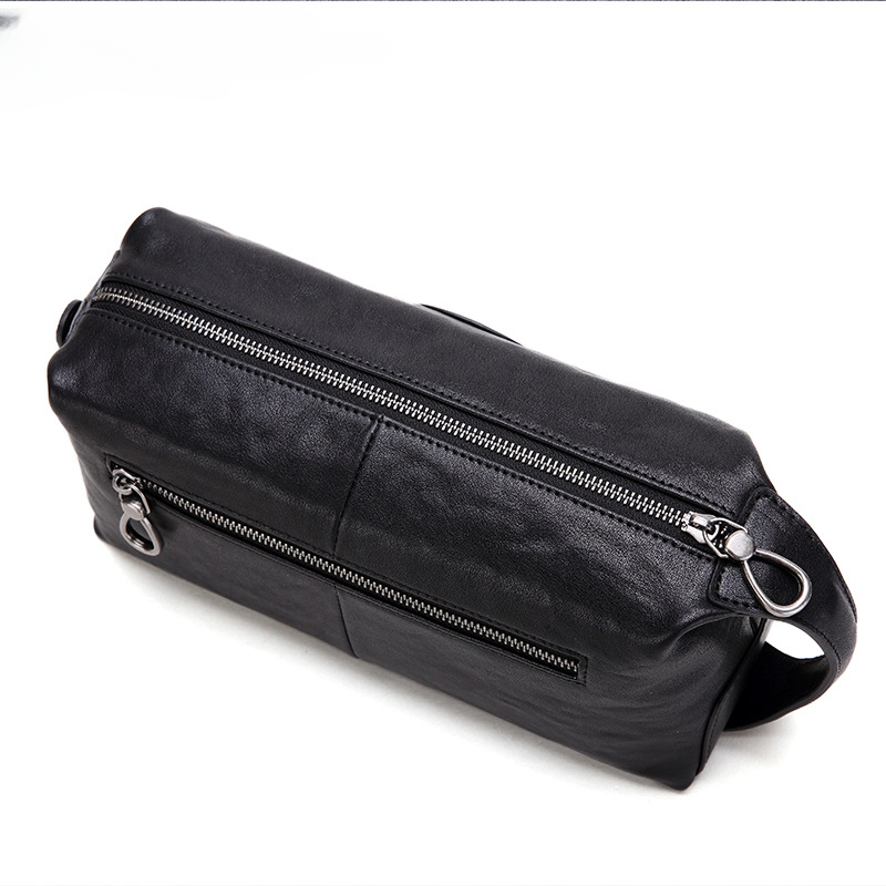Men's Handbag Genuine Leather Cowhide Large Capacity Business High Quality Fashion Men's Bag