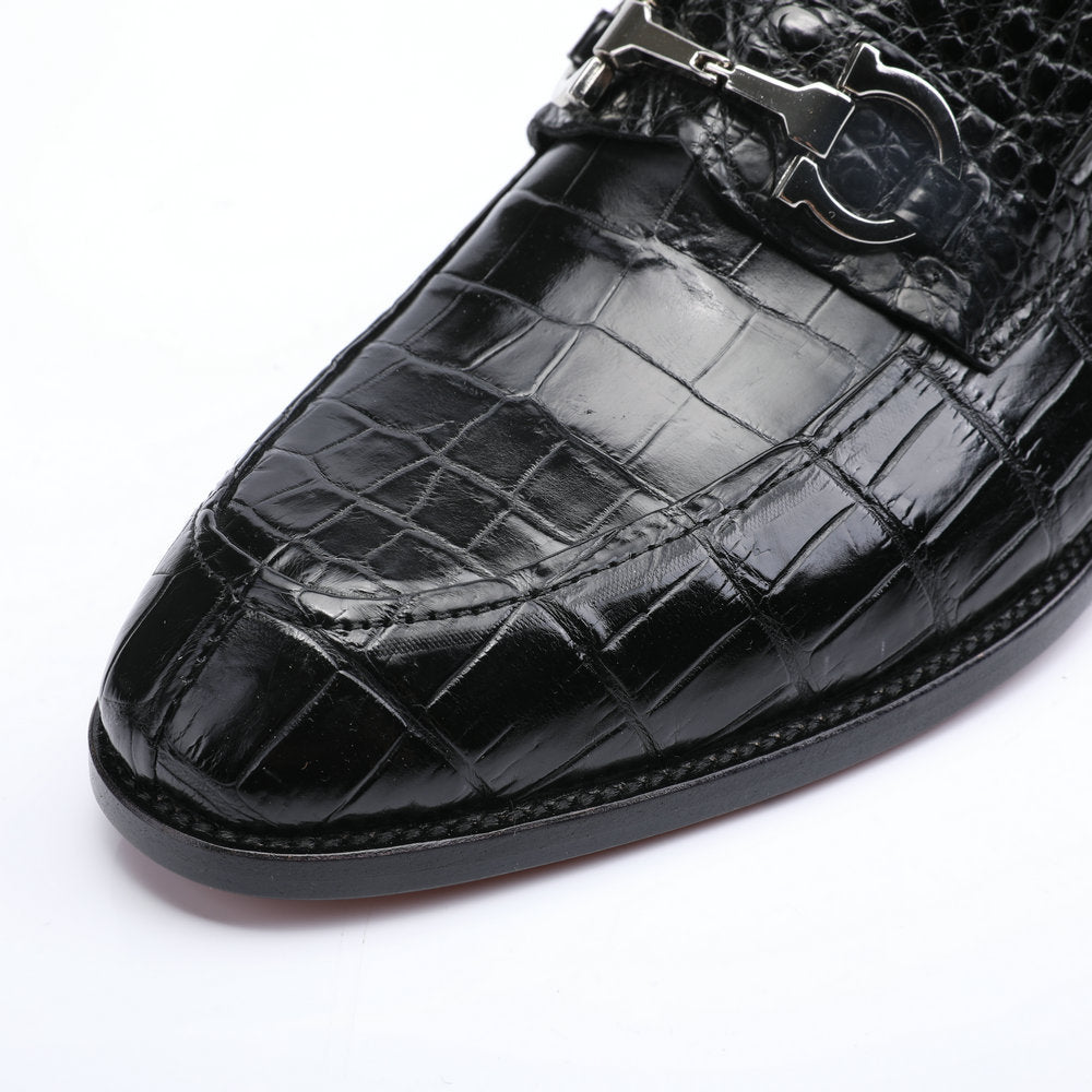 New Crocodile Belly Skin Genuine Leather Men's Business Shoes Formal Casual Men's Leather Shoes