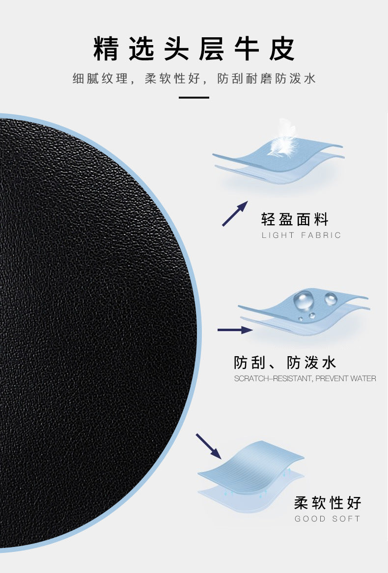 Men's handbag, handbag, genuine leather, cowhide, computer bag, business briefcase