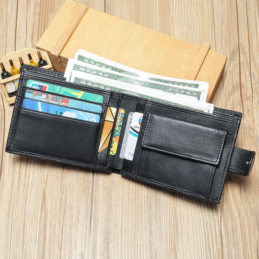 Men's wallet cowhide simple high quality wallet for men