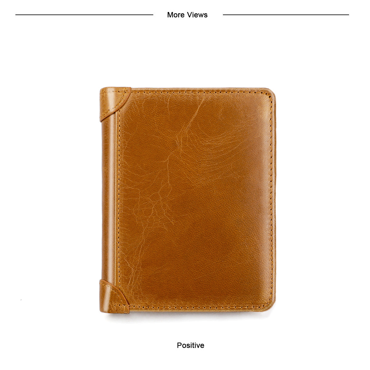 Men's wallet genuine cowhide leather RFID anti-theft brush large capacity multi-functional men's wallet