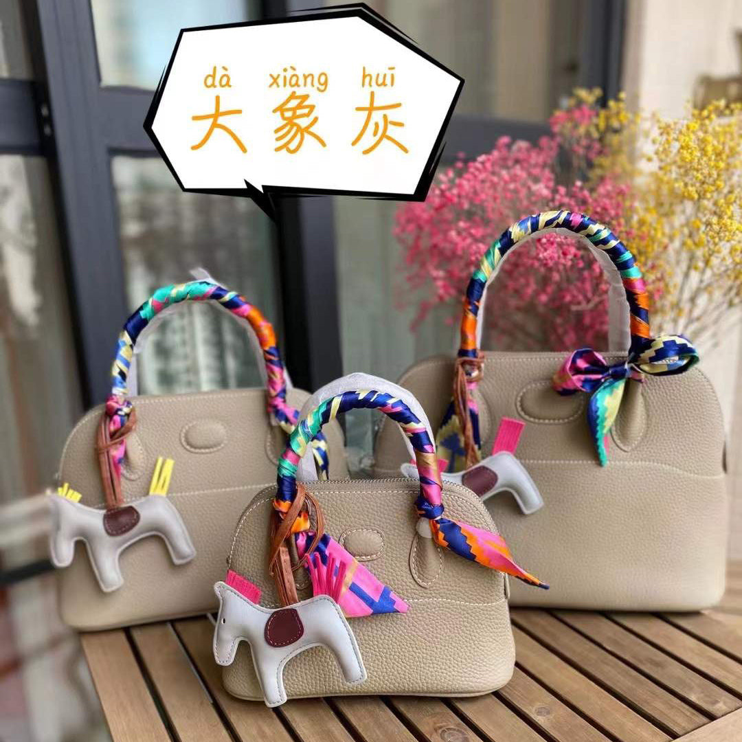 Women's Bag Cowhide Seashell Bag Stylish Handbag Zipper Large Capacity Shoulder Bag Casual Commuting