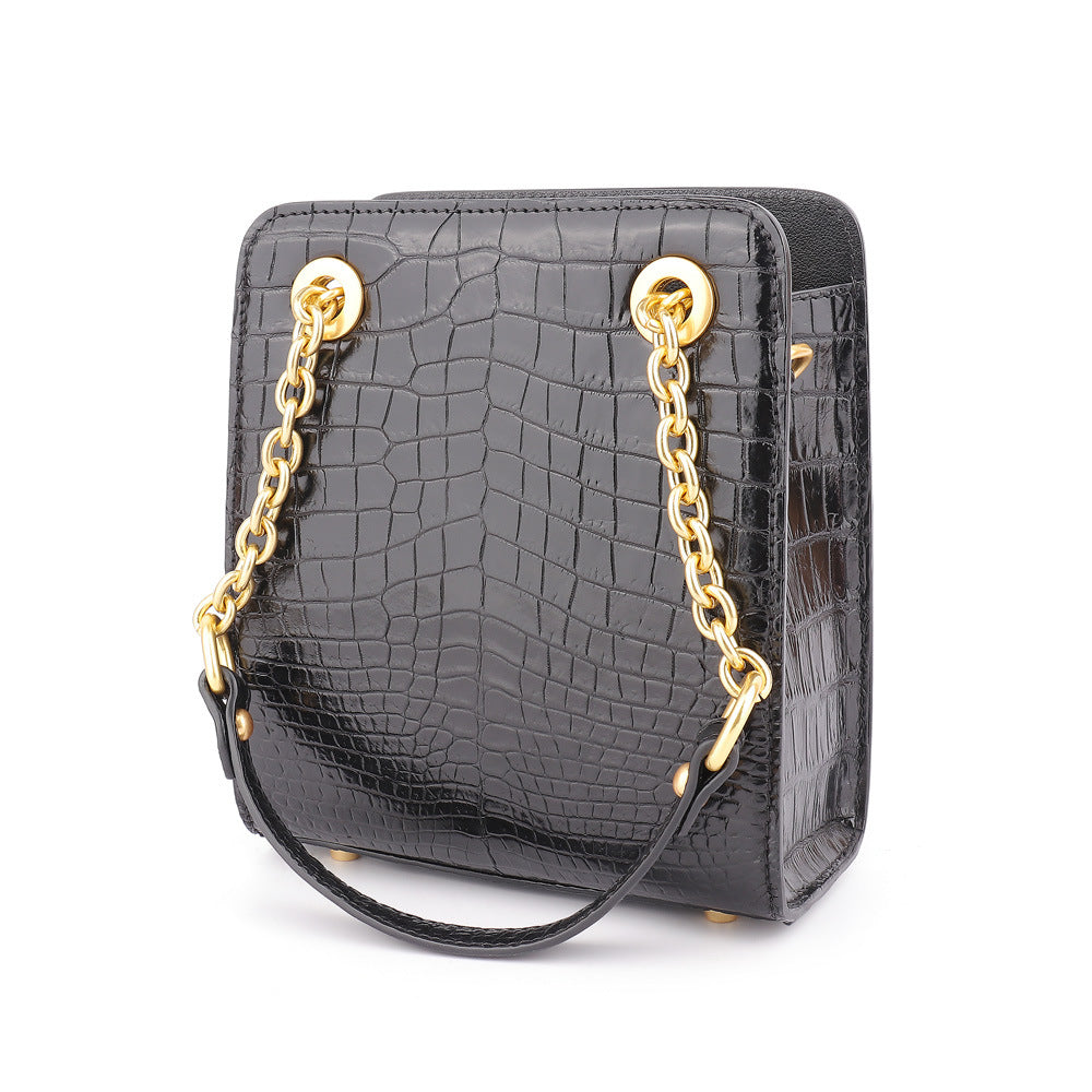 Genuine leather bag ladies casual crossbody bag fashion shoulder bag that goes with everything