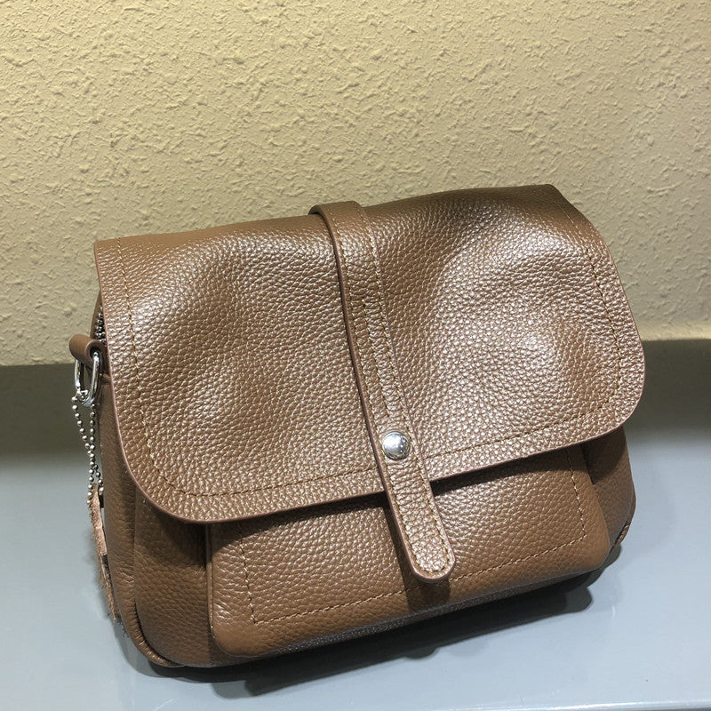 Retro cowhide women bag large capacity women bag fashion commuter bag shoulder bag
