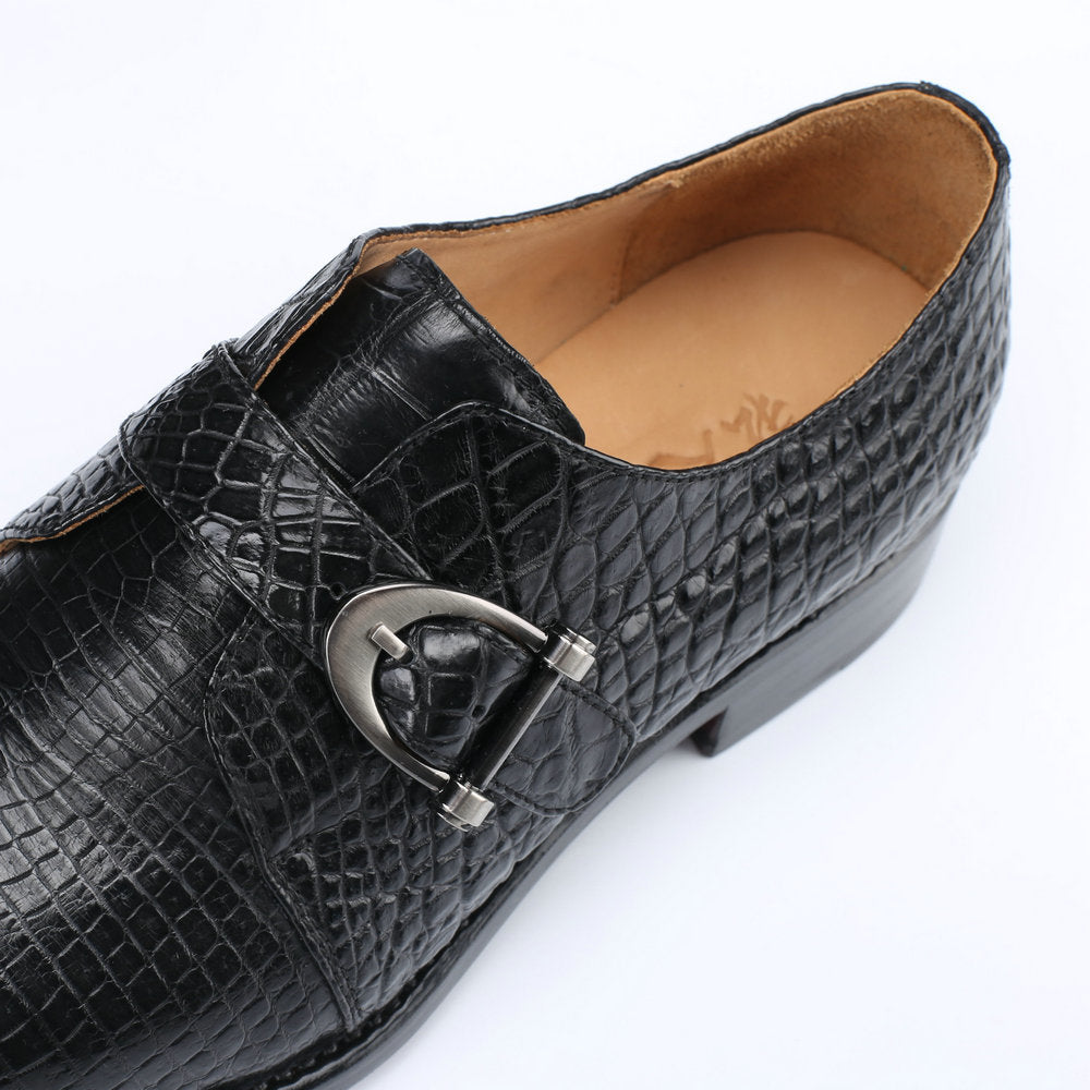 Crocodile Belly Skin Genuine Leather Men's Leather Shoes Business Casual Men Shoes