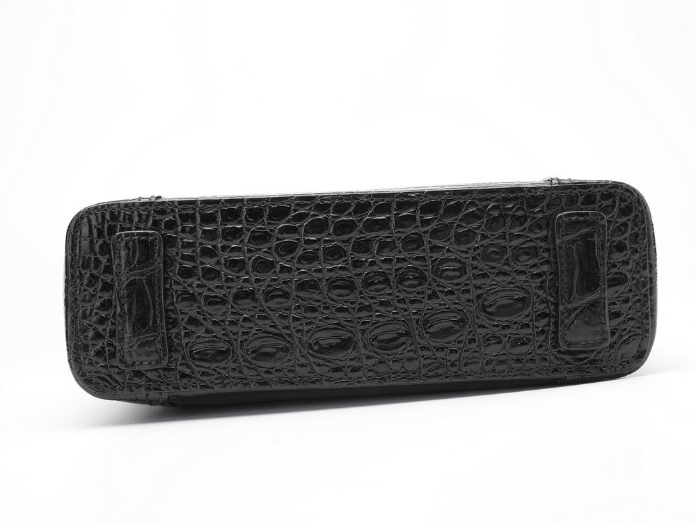 Men's Shoulder Bag Crocodile Skin Genuine Leather Business Casual Outdoor Office Crossbody Bag