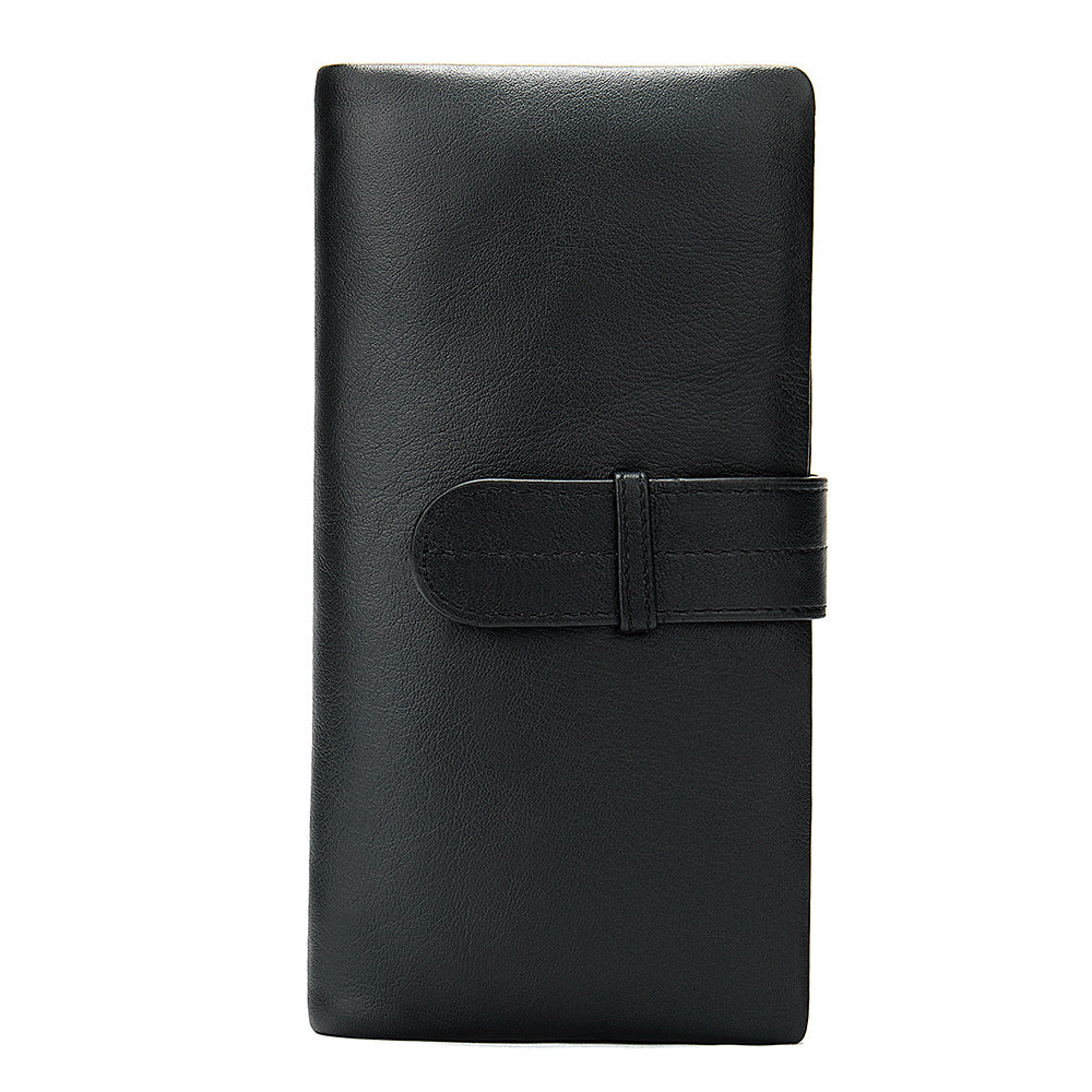 Men's Wallet RFID Coin Card Holder Retro Large Capacity Clutch Bag Men's Wallet