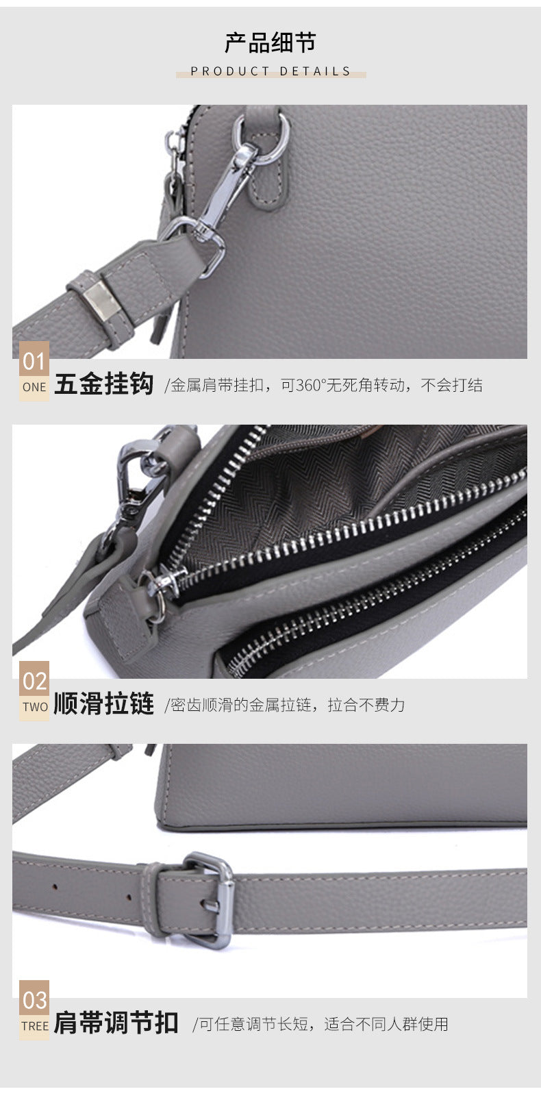 Shoulder bags, crossbody bags, women's body bags, genuine leather women's bags, go with anything