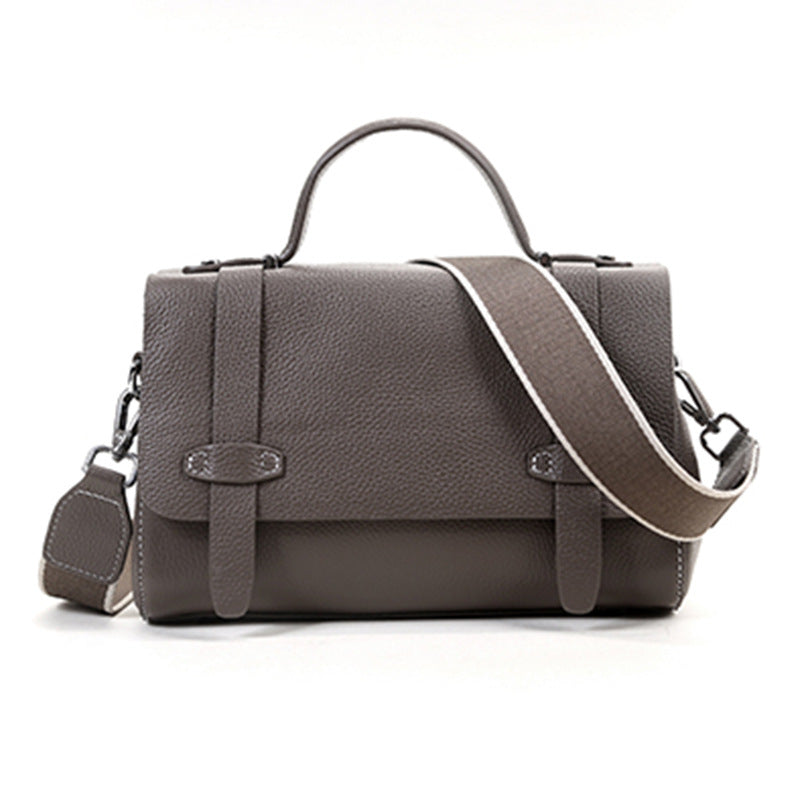 Women's Handbag Shoulder Bag Alternative Shoulder Bag Large Capacity Bag Genuine Leather String Tape