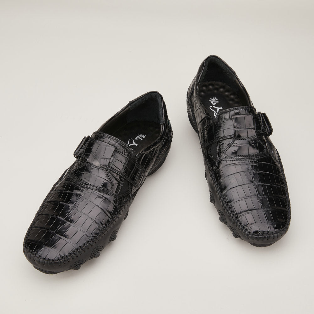 New Crocodile Belly Skin Men's Shoes Genuine Leather Moccasins Men's Leather Shoes
