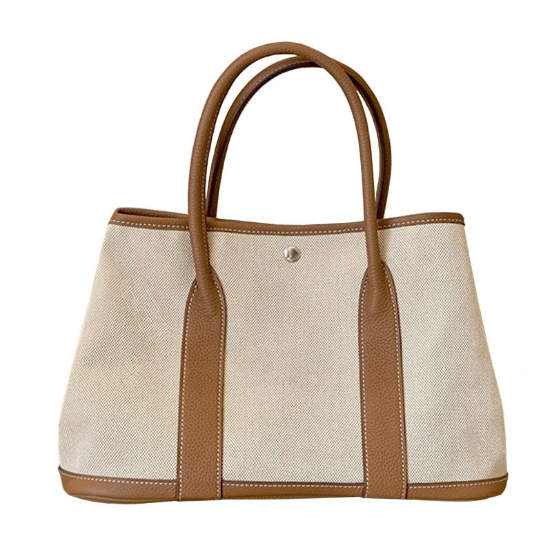 Ladies clashing color handbag large capacity canvas bag tote bag fashion