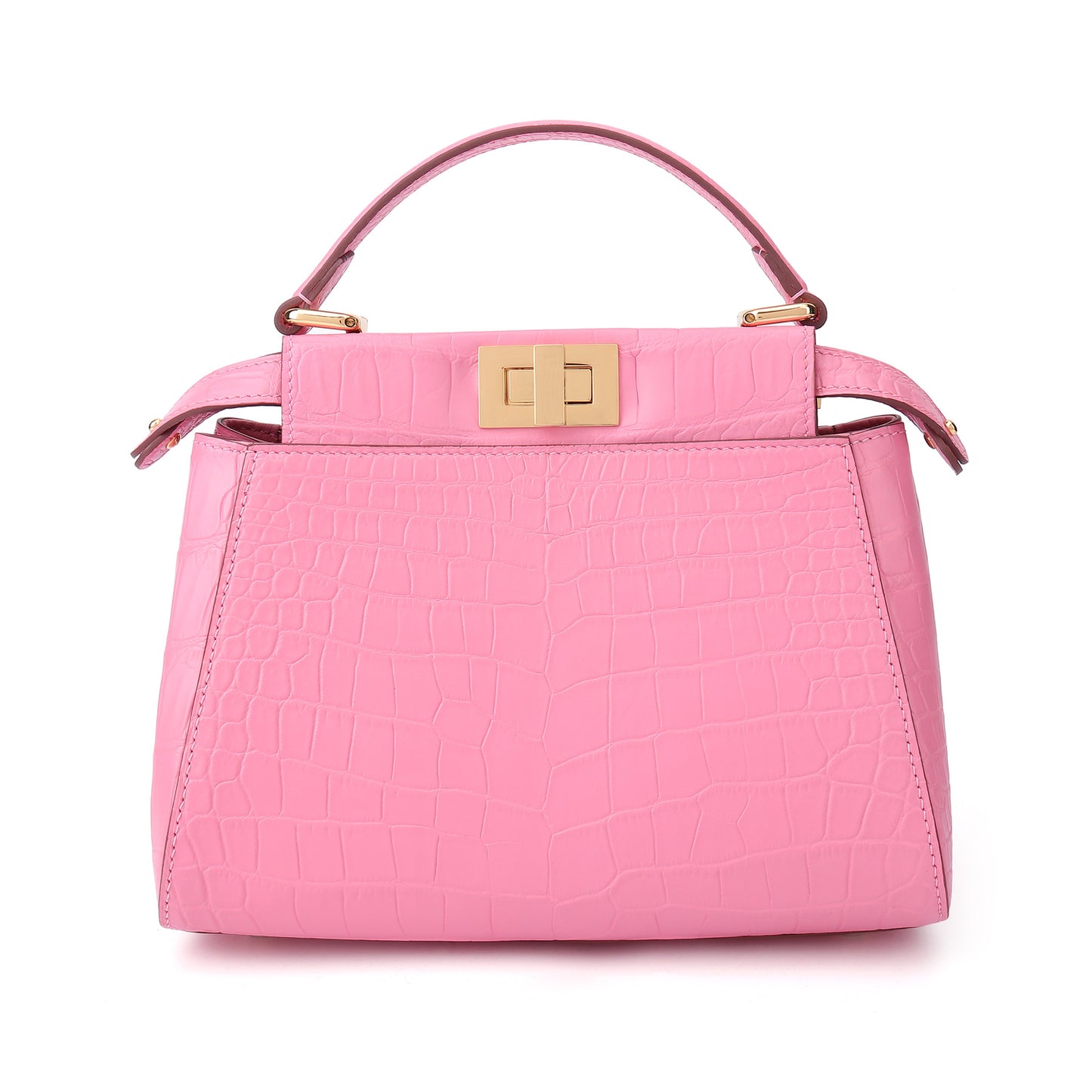 Siamese Crocodile Skin Women's Bag Luxury Bag Kitten Bag Genuine Leather Handbag Shoulder Bag