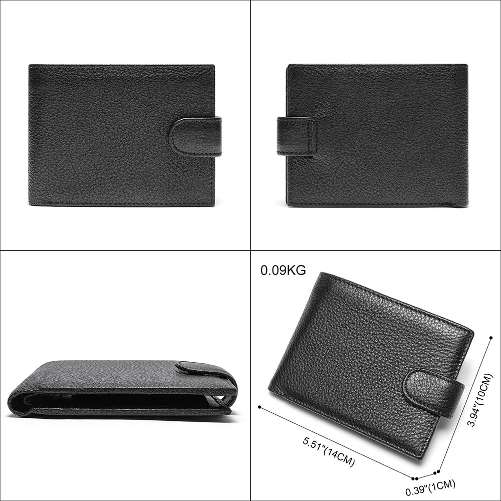 Men's wallet cowhide simple high quality wallet for men