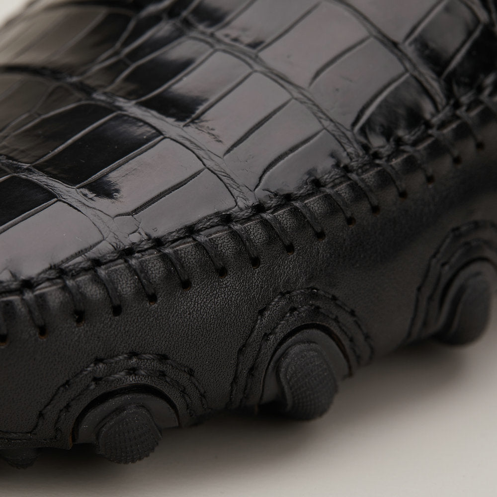 New Crocodile Belly Skin Men's Shoes Genuine Leather Moccasins Men's Leather Shoes