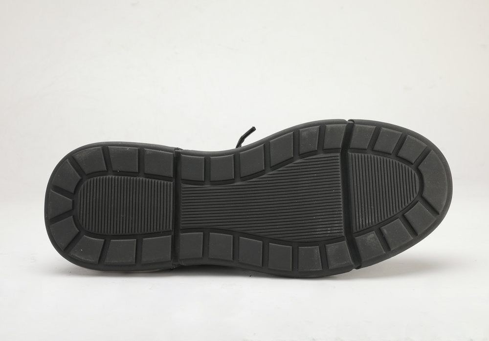 Crocodile Belly Skin Genuine Leather Men's Casual Shoes Rubber Thick Sole Athletic Shoes Air Cushion Damping Sneakers