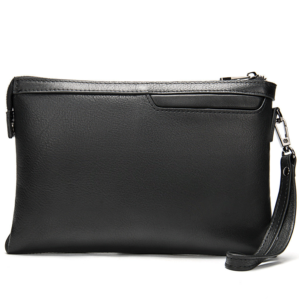 Men's Clutch Bag Cowhide Genuine Leather Korean Fashion Business Men's Wrist Bag