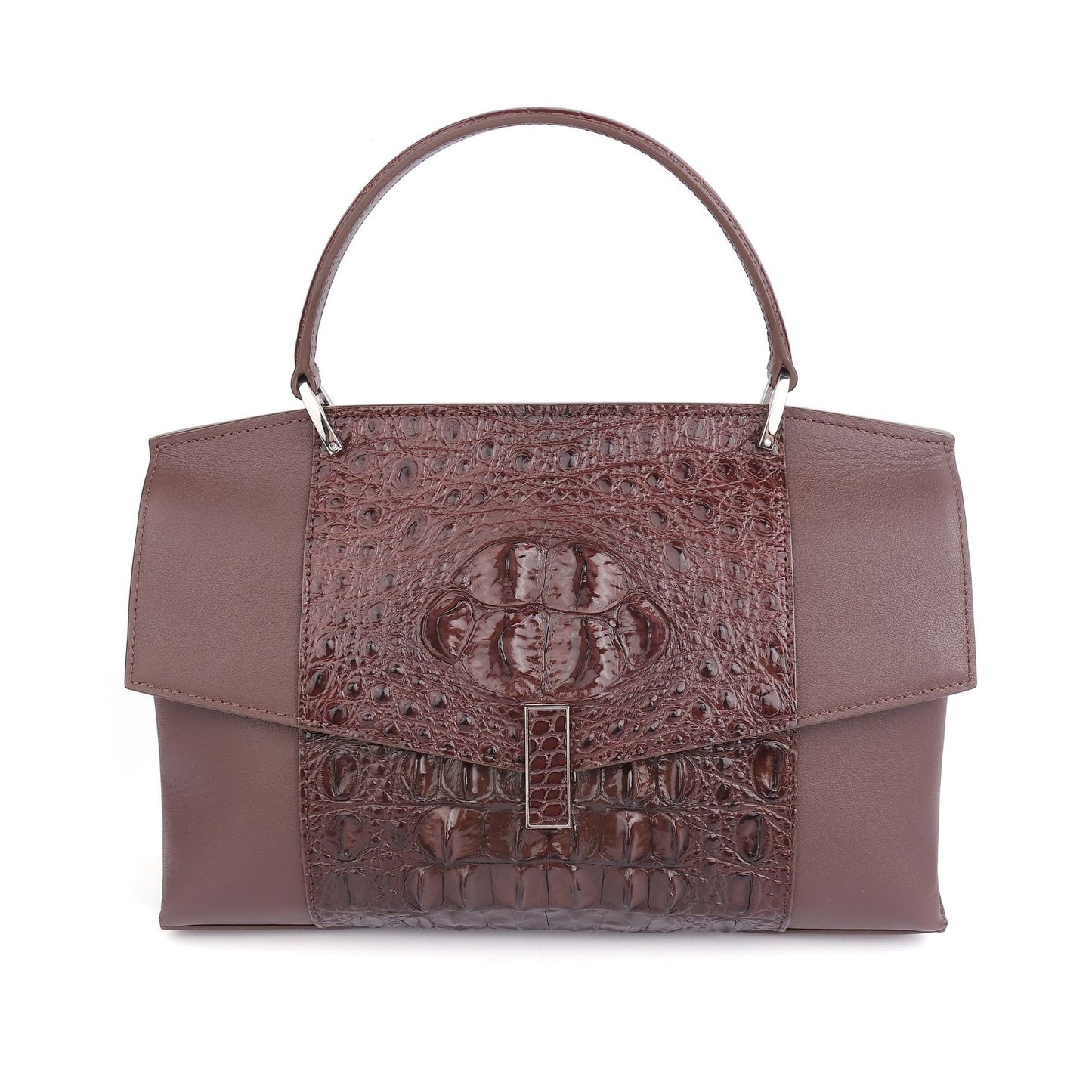 Crocodile leather bag ladies cowhide women bag casual fashion shoulder bag handbag goes with everything