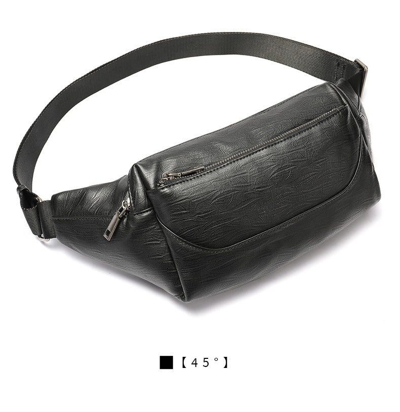 Men's Waist Bag Sports Fashion Casual Commuting Bust Bag Shoulder Bag