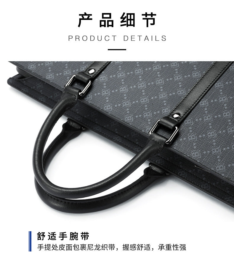 Men's Briefcase Business Business Travel Handbag Crossbody Shoulder Bag Large Capacity Travel Bag Men's Handbag