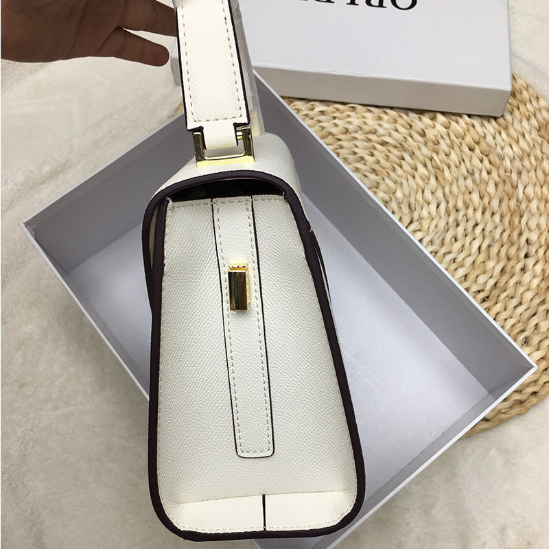 Women's handbag Genuine leather shoulder bag Crossbody bag Simple commuting OL Goes with anything