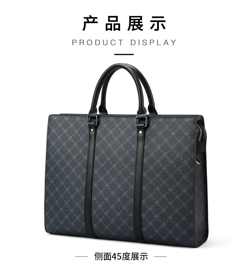 Men's Briefcase Business Business Travel Handbag Crossbody Shoulder Bag Large Capacity Travel Bag Men's Handbag