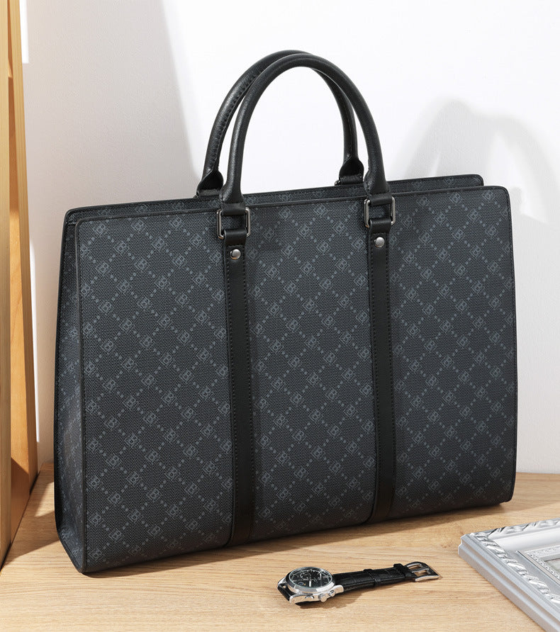 Men's Briefcase Business Business Travel Handbag Crossbody Shoulder Bag Large Capacity Travel Bag Men's Handbag