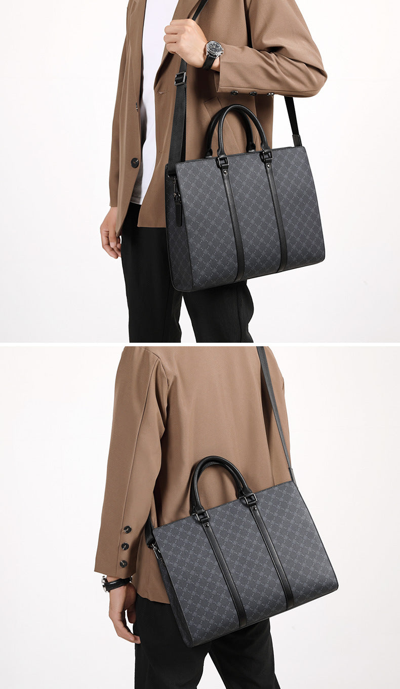 Men's Briefcase Business Business Travel Handbag Crossbody Shoulder Bag Large Capacity Travel Bag Men's Handbag