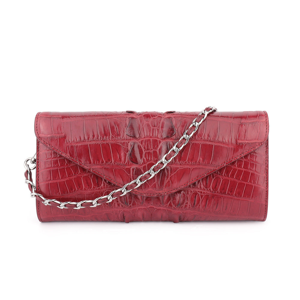 Crocodile leather women handbag casual shoulder bag clutch bag high quality