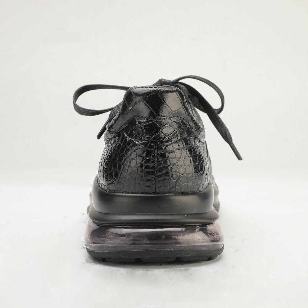 Crocodile Belly Skin Men's Casual Shoes Fashion Genuine Leather Men Shoes