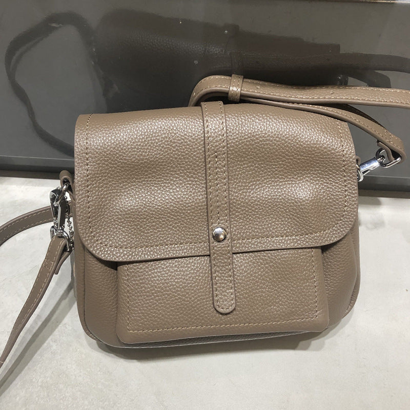 Retro cowhide women bag large capacity women bag fashion commuter bag shoulder bag