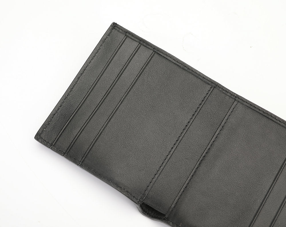 Siamese Crocodile Skin Wallet Men's Short Wallet Genuine Leather Small Lightweight Multifunctional Card Bag Wallet