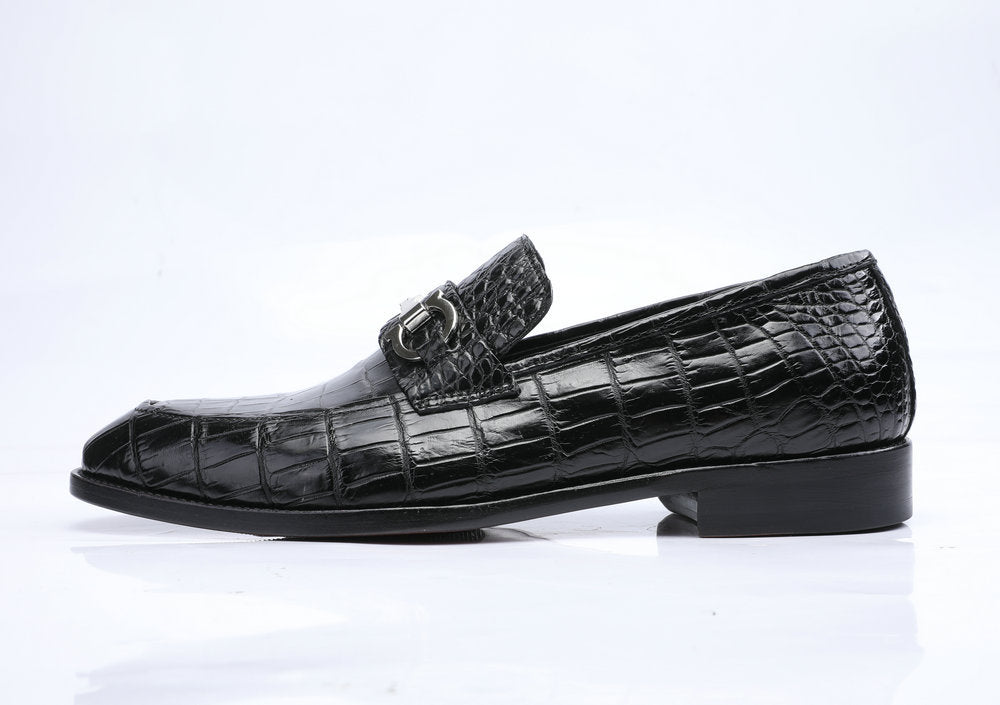 New Crocodile Belly Skin Genuine Leather Men's Business Shoes Formal Casual Men's Leather Shoes