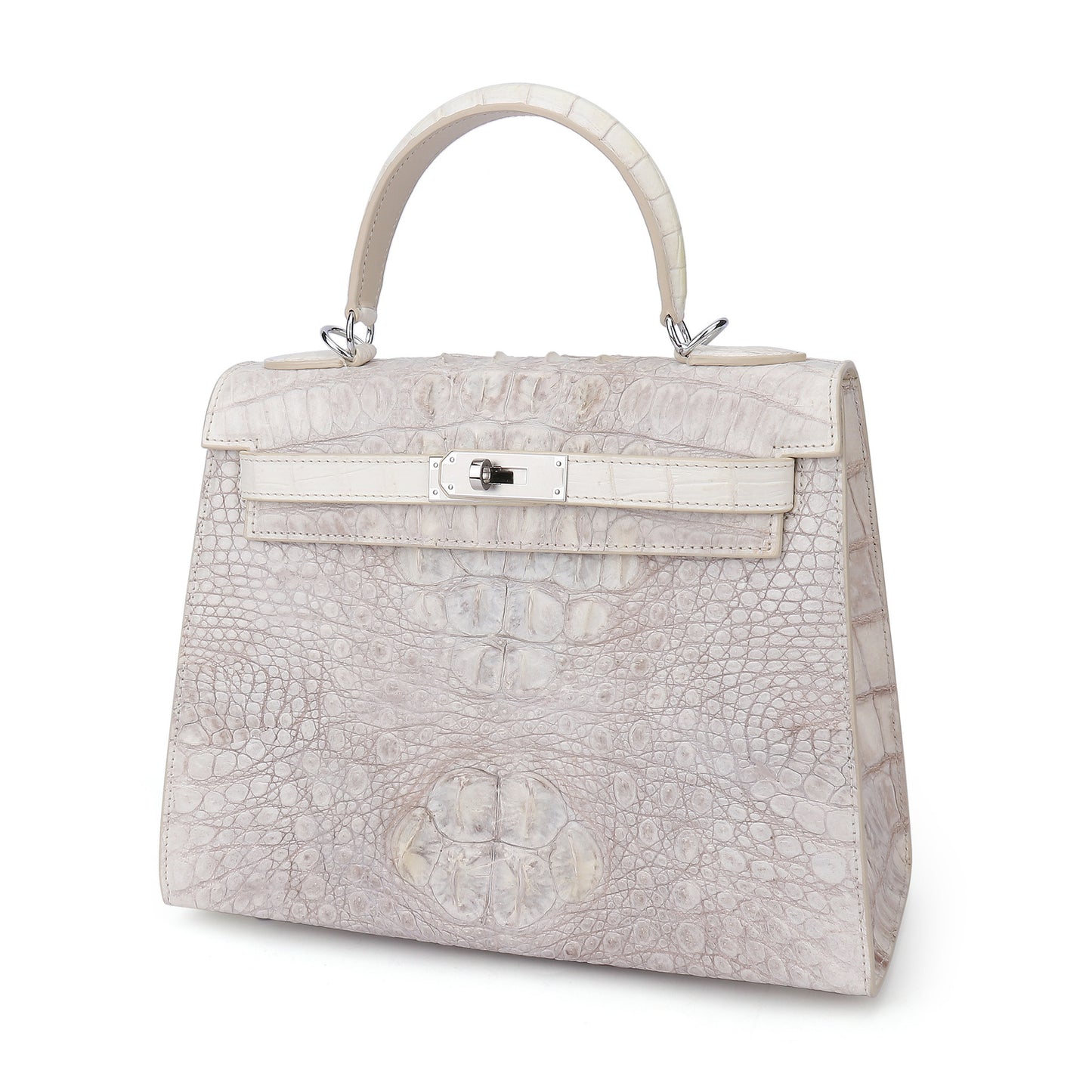 Crocodile skin handbag Genuine leather casual bag Ladies shoulder bag Crossbody bag