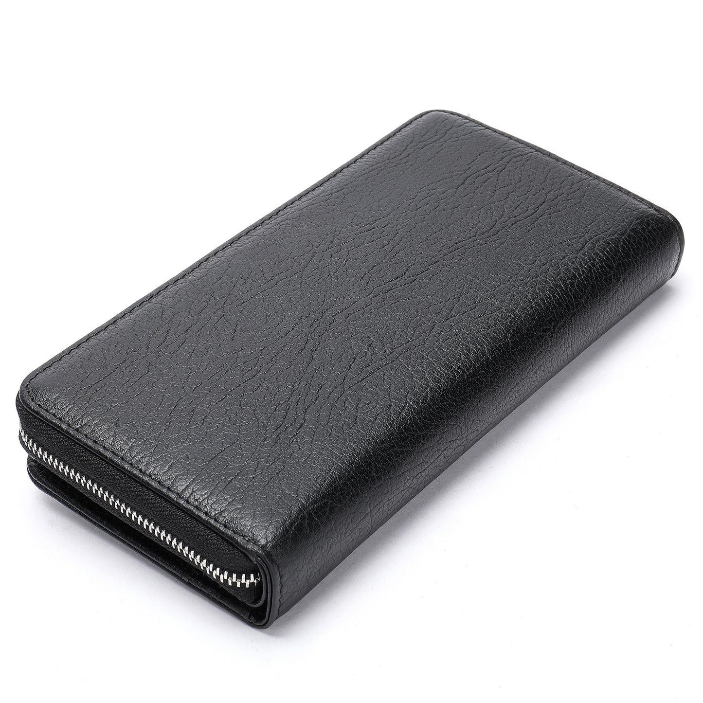 Men's long wallet made of cowhide genuine leather business simple card holder clutch bag men's wallet