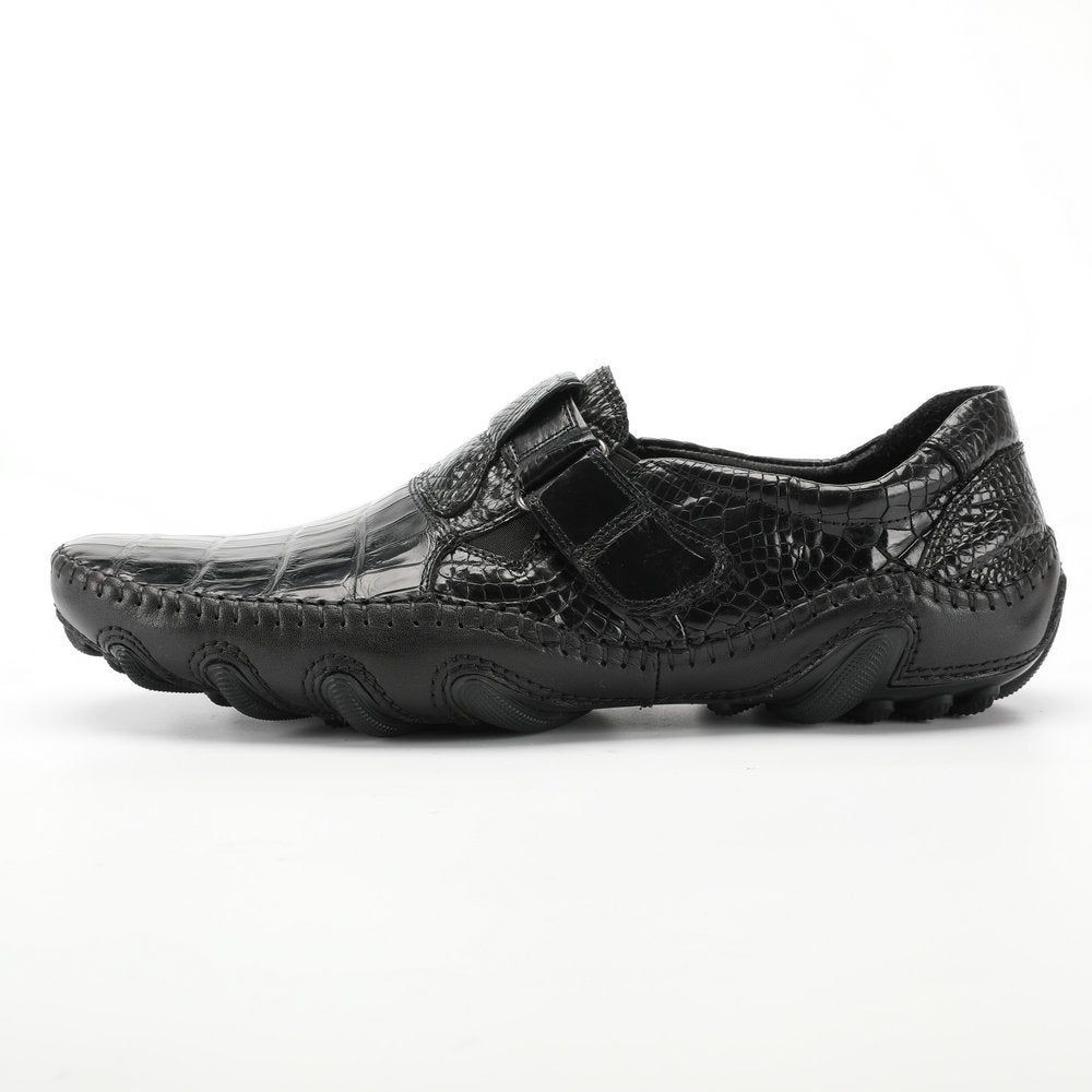 Crocodile leather genuine leather men's leather shoes moccasins men's business casual shoes