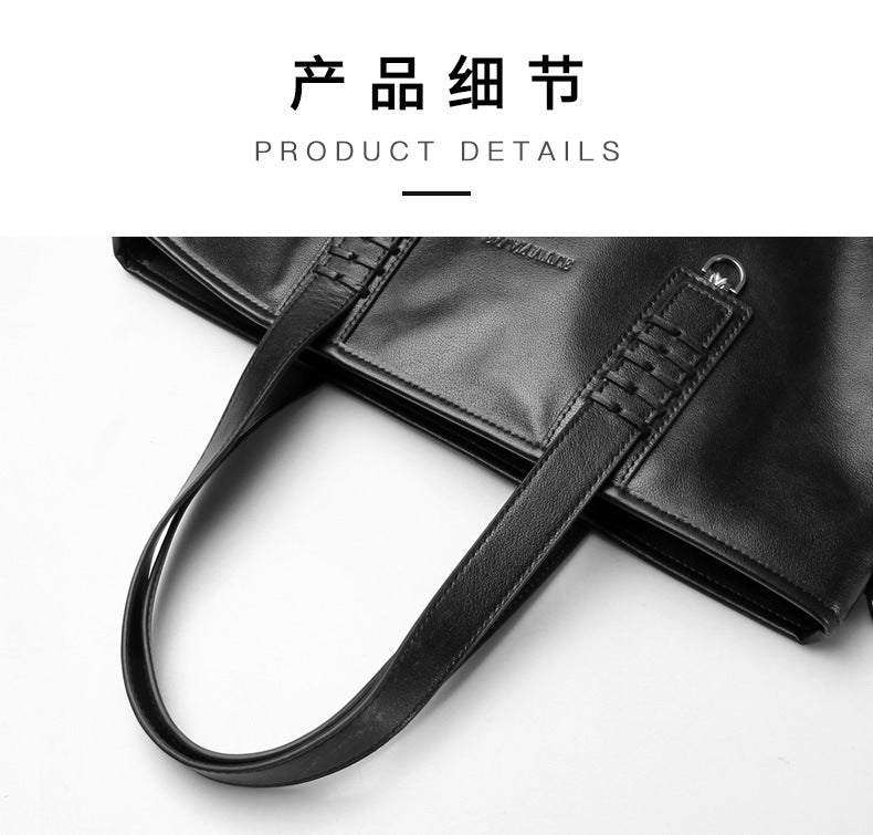 Men's Handbag Handbag Made of Genuine Cowhide Leather High Quality Computer Bag Men's Business Briefcase