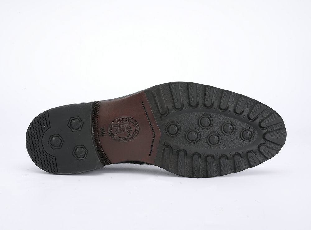 New Men's Leather Shoes Crocodile Belly Skin Genuine Leather Breathable Business Suit Shoes