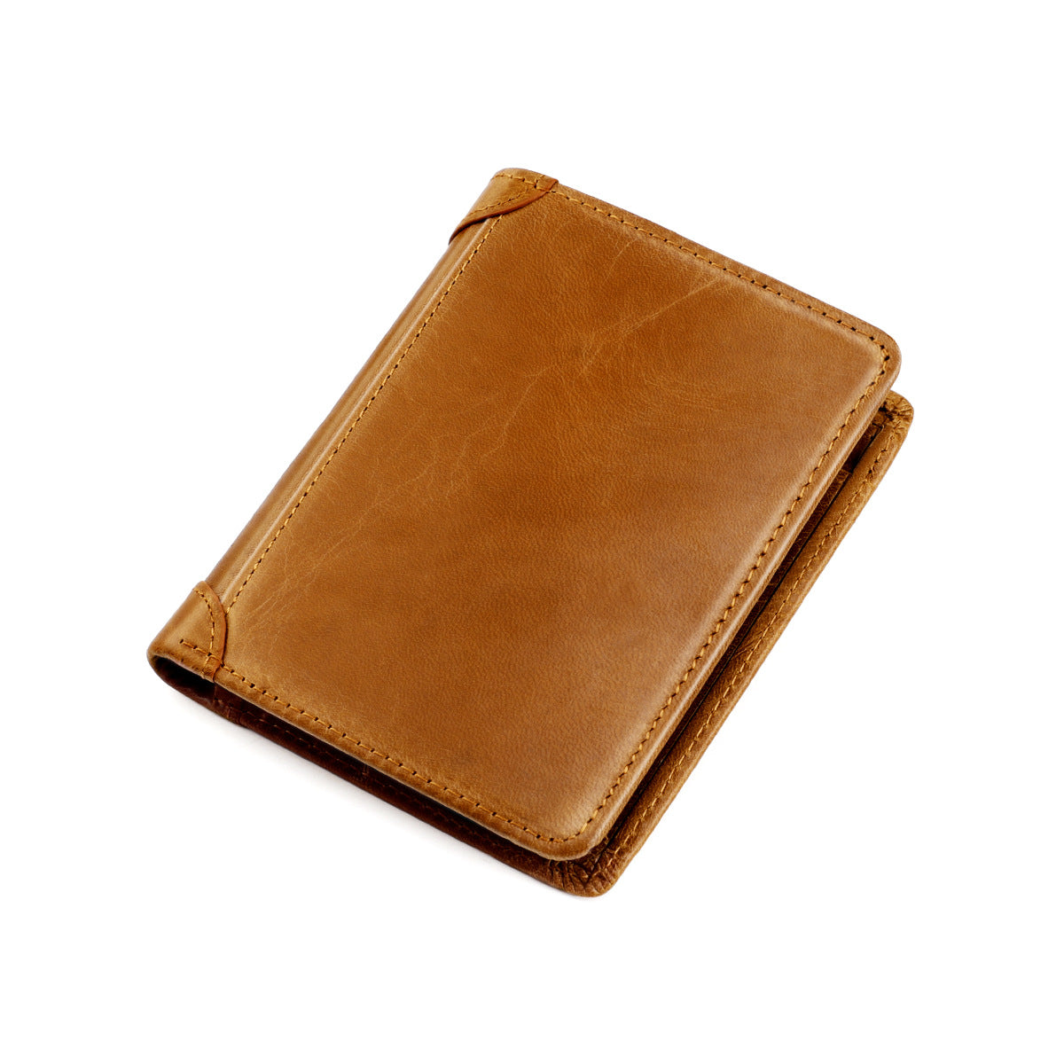 Men's wallet genuine cowhide leather RFID anti-theft brush large capacity multi-functional men's wallet