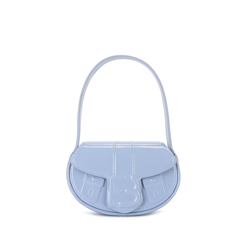 Shoulder bag ladies bag mini handbag trend armpit bag crossbody bag genuine leather