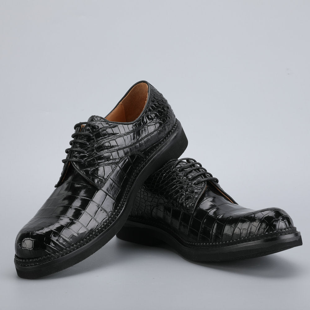 Genuine crocodile leather men's leather shoes casual business shoes