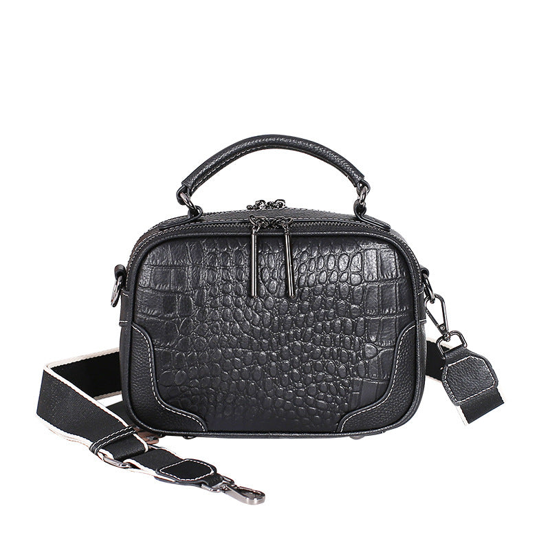 Women's handbag genuine leather shoulder bag simple fashion multifunctional crossbody bag