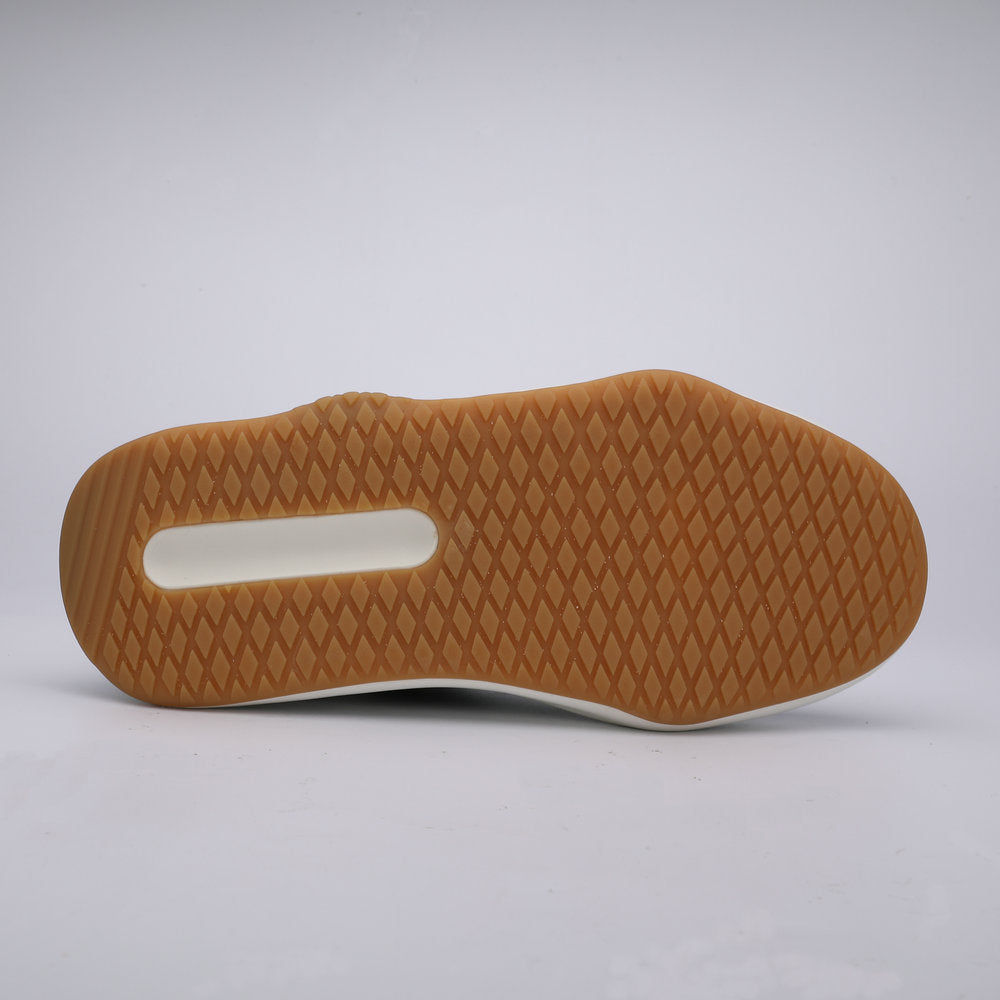 Crocodile Belly Skin Genuine Leather Men's Sports Shoes Thick Sole Non-Slip Casual Shoes