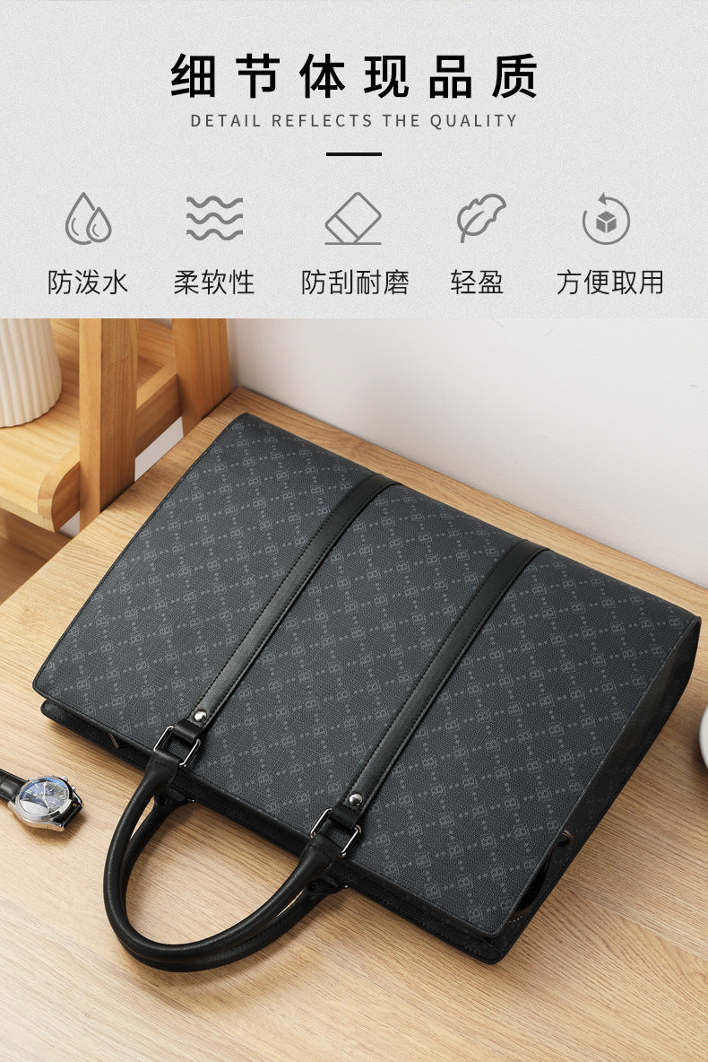 Men's Briefcase Business Business Travel Handbag Crossbody Shoulder Bag Large Capacity Travel Bag Men's Handbag