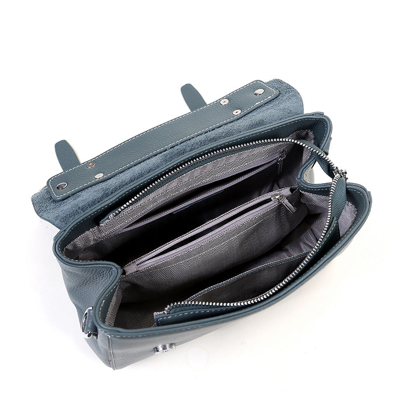 Women's Handbag Shoulder Bag Alternative Shoulder Bag Large Capacity Bag Genuine Leather String Tape