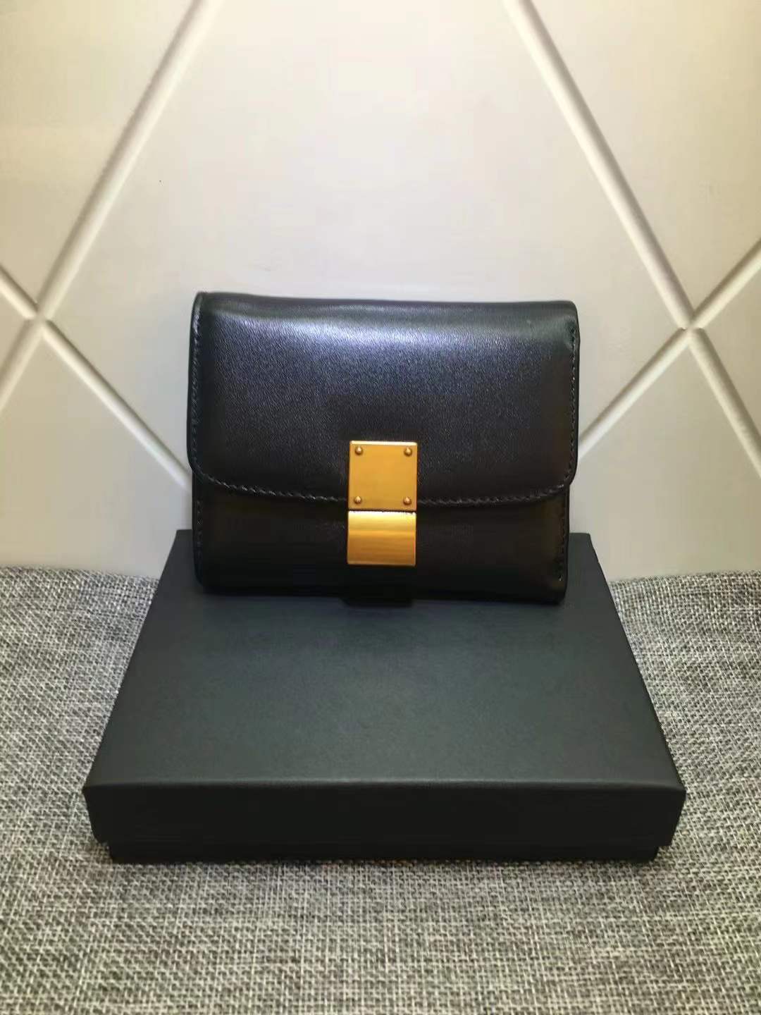 Women's Cowhide Trifold Wallet Short Wallet Genuine Leather Wallet Wallet Coin Purse Fashion