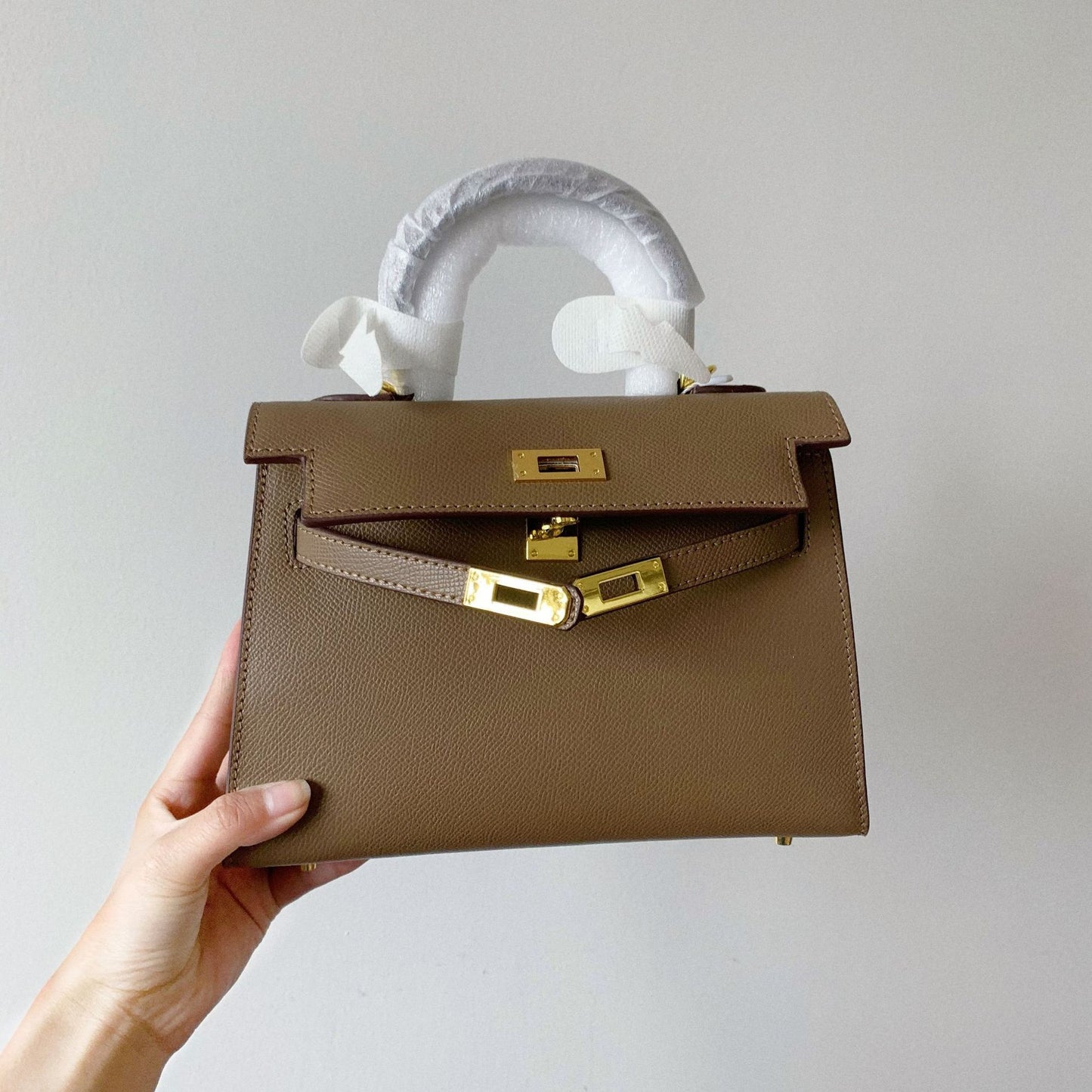 Genuine Leather Women's Handbag Trend Atmospheric Women Small Square Bag Shoulder Bag Crossbody Bag Commuting